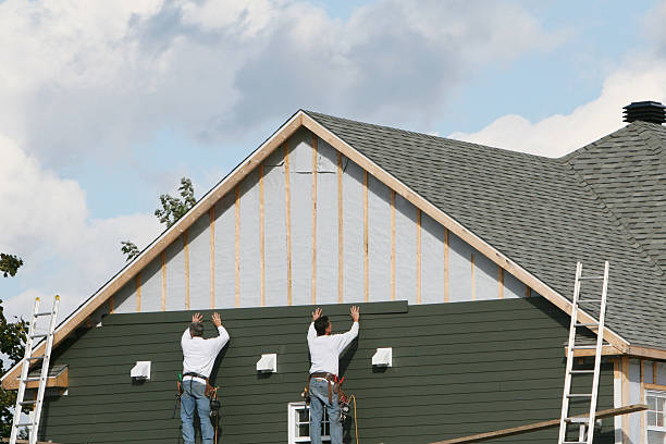 Professional Siding Replacement technician working in Seaboard, NC